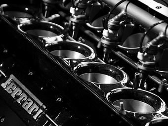 Двигатель Ferrari Формулы-1. Фото Ferrari