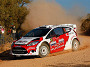 Евгений Новиков за рулем Ford Fiesta WRC. Фото ALM Rally