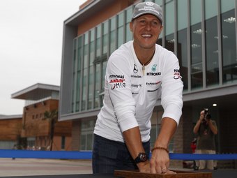 Михаэль Шумахер. Фото Mercedes GP