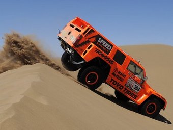 Робби Гордон за рулем Hummer H3 на "Дакаре". Фото Amaury Sport Organisation