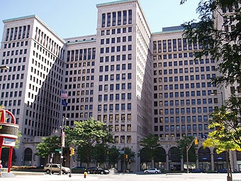 Штаб-квартира General Motors в Детройте. Фото с сайта detroit1701.org
