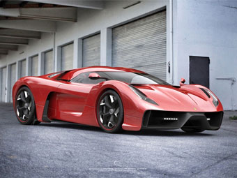 Проект суперкара на базе Ferrari 458 Italia. Иллюстрации Ugur Sahin