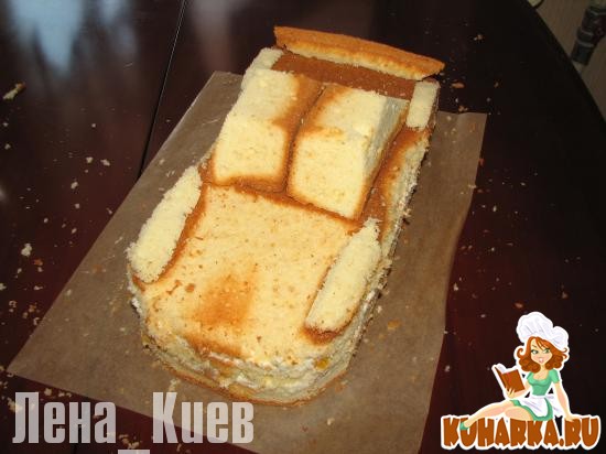 Как сделать из бисквита торт