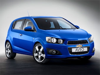 Новый Chevrolet Aveo. Фото Chevrolet
