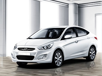 Hyundai Solaris. Фото Hyundai