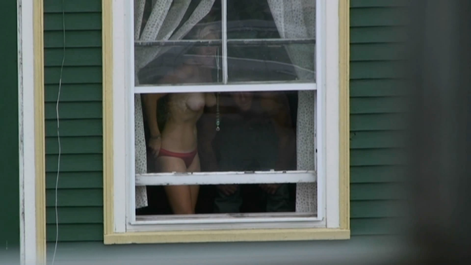 Window caught masturbation