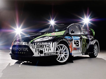Ford Fiesta Кена Блока. Фото с сайта monsterworldrallyteam.com