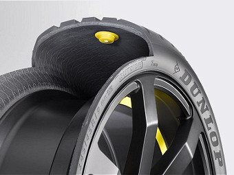 Концептуальные покрышки Dunlop с микрочипами. Фото Goodyear Dunlop