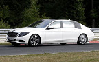 Прототип "Майбаха" на тестах. Фото worldcarfans.com