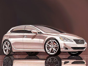 Предполагаемый облик нового хэтчбека Lexus. Иллюстрация с сайта lexusenthusiast.com