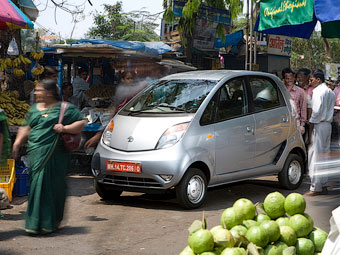 Tata Nano. Фото с сайта autocar.co.uk