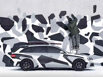 Audi A4 Jon Olsson Camo Edition. Фото Audi