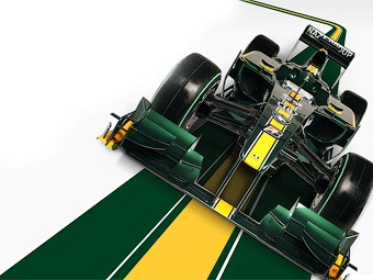 Lotus T127. Изображение с сайта команды