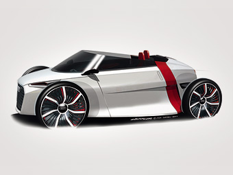 Audi Urban Spyder. Иллюстрация Audi