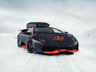 Lamborghini LP670-4 SV Winter Editon by Jon Olsson. Фото с сайта jon-olsson.com