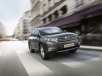 Toyota Highlander. Фото Toyota