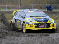 Маркус Гронхольм за рулем Ford Fiesta. Фото Global RallyCross Championship