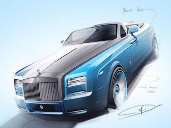 Спецверсия Rolls-Royce Phantom Drophead Coupe. Иллюстрация Rolls-Royce