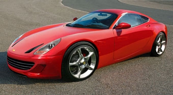 Ferrari Dino. Иллюстрация Car