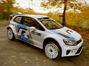 Volkswagen Polo R WRC на тестах. Фото Volkswagen