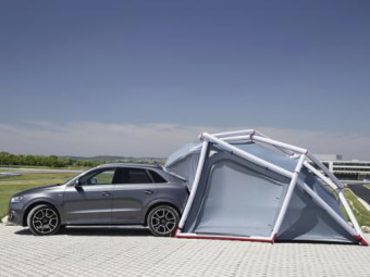 Audi Q3 Camping Tent. Фото Audi