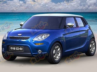 Компактный автомобиль Emgrand. Иллюстрация с сайта chinacartimes.com