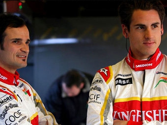 Льюцци и Сутиль. Фото с сайта formula1blog.com