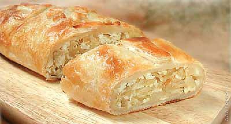 Кулебяка из слоеного теста с капустой рецепт пошагово в духовке Кулебяка из слоеного теста с капустой рецепт пошагово в духовке