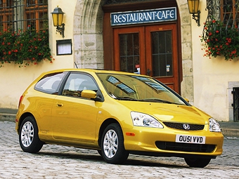 Honda Civic 2002 модельного года. Фото Honda