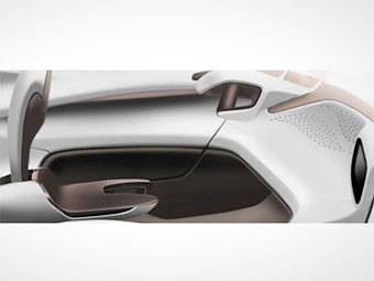 Тизер Peugeot EX1. Иллюстрация с сайта autoevolution.com