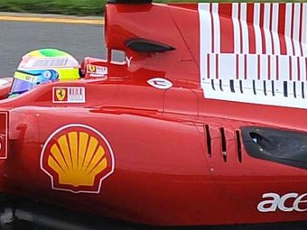 Щели охлаждения Ferrari на Гран-при Австралии. Фото Bridgestone