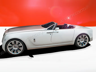 Предполагаемый внешний вид родстера Rolls-Royce с V16. Иллюстрация с сайта carmagazine.co.uk