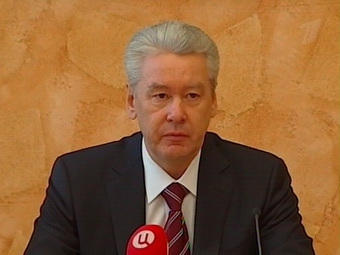 Сергей Собянин. Кадр "Первого" телеканала, архив