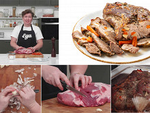 Как вкусно запечь свинину к празднику