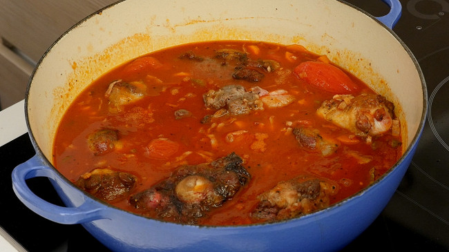 Фото шага рецепта Итальянское мясное рагу кода алла ваччинара 124972 шаг 7