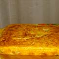 Фотография рецепта Банановый пирог с грушами автор Аленчик )))))