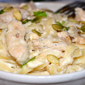 Фотография рецепта Паста альфредо с курицей по-домашнему автор Татьяна Найт (Каменцева)