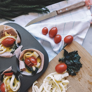 Завтрак с ветчиной и сыром