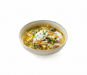 Фотография рецепта Рассольник с куриными сердечками