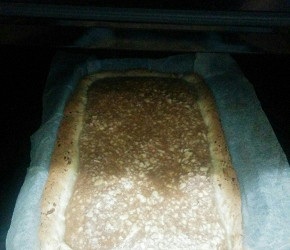 Фотография рецепта Творожный пирог с ананасами