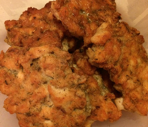Фотография рецепта Куриные рубленые котлеты с укропом