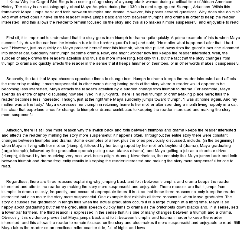 What Is A Thesis Statement In An Essay High School Application Essay Examples also Written Essay Papers Buy Essays About Maya Angelou Essay On Business