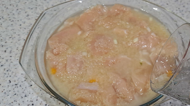 Фото шага рецепта Филе куриной грудки с рисом и тыквой, запеченное в духовке 187869 шаг 9