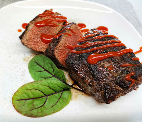 Фотография рецепта Стейк Black Angus на сковороде