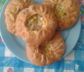 Фотография рецепта Курники с картофелем