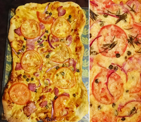 Фотография рецепта Пицца с беконом и каперсами