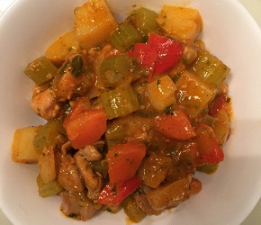Фотография рецепта Рагу с курицей и овощами