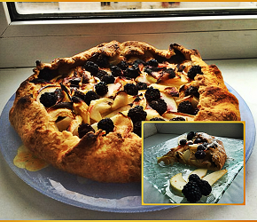 Фотография рецепта Яблочная галета (Apple Galette)