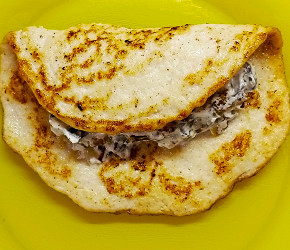 Фотография рецепта Куриные блины с начинкой