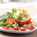Фотография рецепта Помидоры фаршированные кускусом автор Masha Potashova